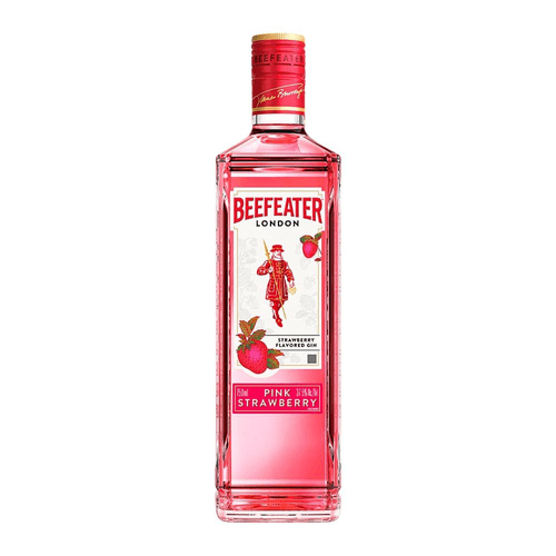 Bebida Alcoólica Mista Gin London Pink Strawberry Beefeater Garrafa 750ml