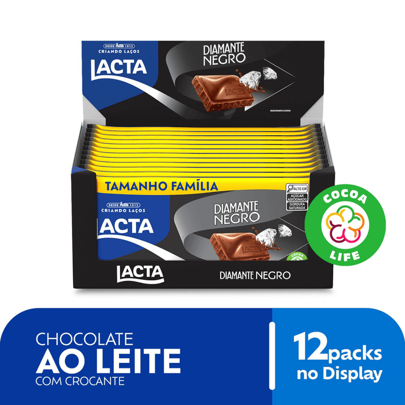 Chocolate-ao-Leite-com-Crocante-Lacta-Diamante-Negro-Pacote-165g-Tamanho-Familia