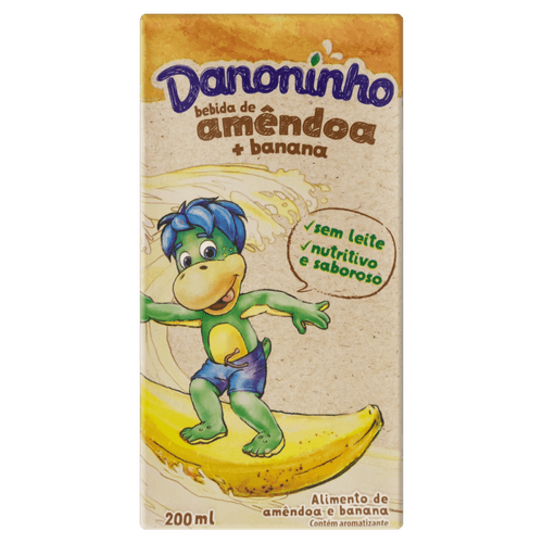 Bebida À Base De Amêndoa E Banana Danoninho Caixa 200ml