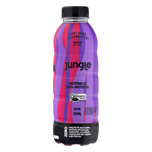 Isotônico Orgânico Uva Jungle Garrafa 500ml