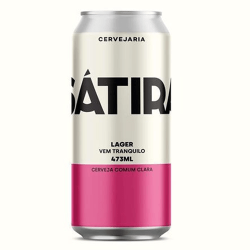 Cerveja Sátira Lager 473ml