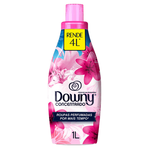 Amaciante de Roupa Concentrado Frescor da Primavera Downy Frasco 1l