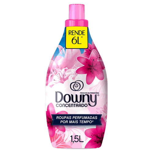 Amaciante de Roupa Concentrado Frescor da Primavera Downy Frasco 1,5l