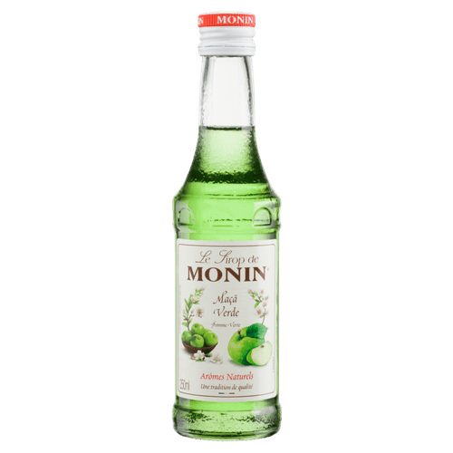 Preparado Alimentício Xarope Maçã-Verde Monin Garrafa 250ml