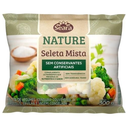 Seleta Mista Congelada Seara Nature 300g