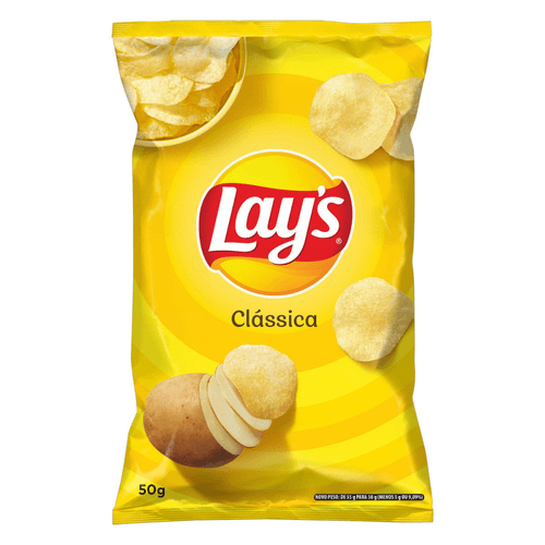 Batata Frita Lisa Clássica Lay's Pacote 50g