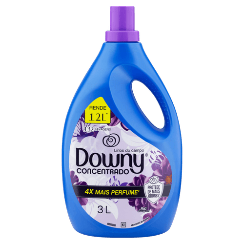 Amaciante de Roupa Concentrado Lírios do Campo Downy Galão 3l