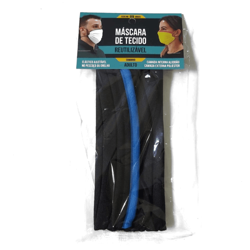 Máscara de Tecido Reutilizável Adulto 1 Unidade
