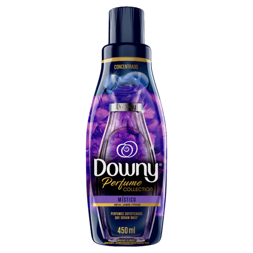 Amaciante de Roupa Concentrado Místico Ameixa, Jasmim e Pêssego Downy Perfume Collection Frasco 450ml