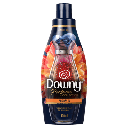 Amaciante de Roupa Concentrado Adorável Bergamota, Maçã e Peônias Downy Perfume Collection Frasco 900ml