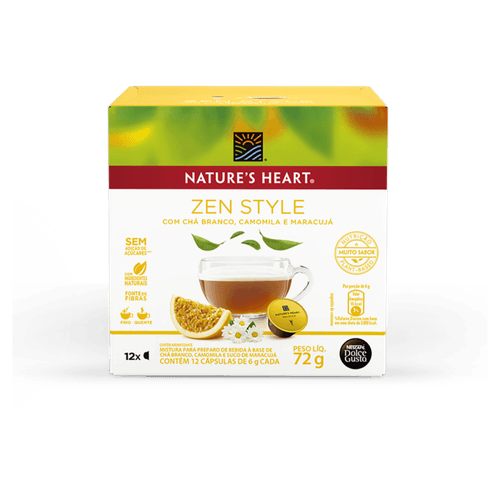 Chá NESCAFÉ DOLCE GUSTO Nature's Heart Zen Style 12 Cápsulas