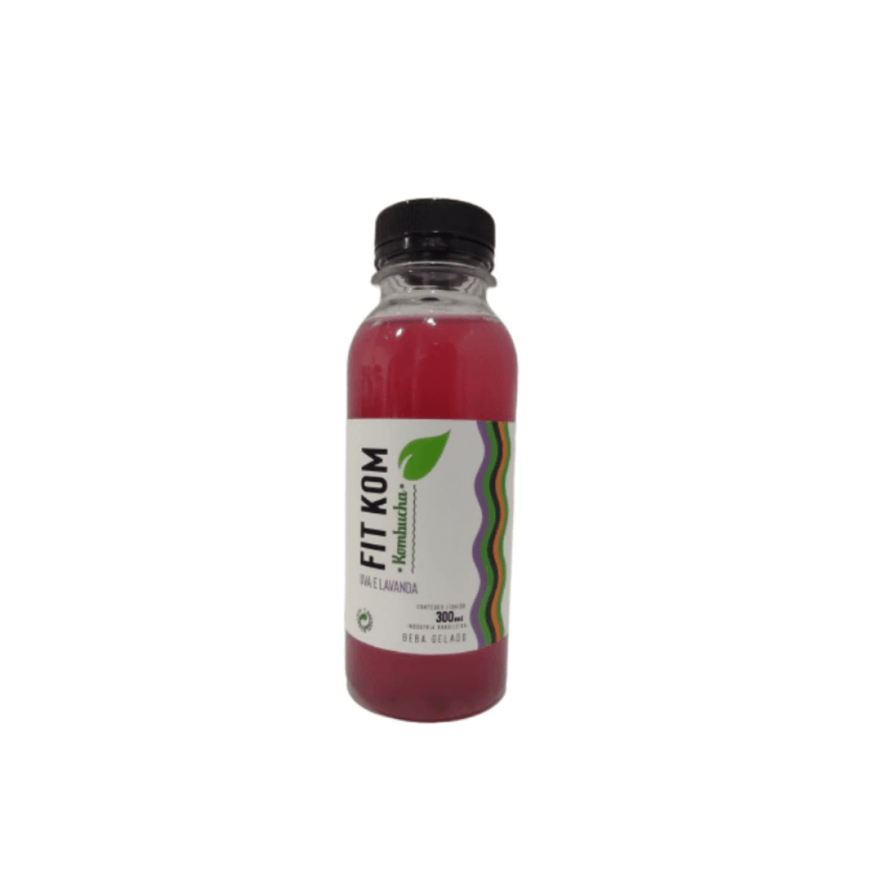 Bebida Kombucha Fit Kom Uva e Lavanda 300ml