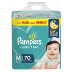 Fralda-Descartavel-Infantil-Pampers-Confort-Sec-M-6-a-10kg-Pacote-70-Unidades