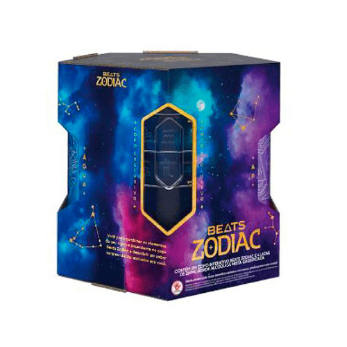 Kit Beats Zodiac Cerveja 4x269ml + 1 Copo Zodiaco