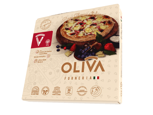 Pizza Oliva Forneria Geleia De Frutas Vermelhas, Chocolate Branco 350g