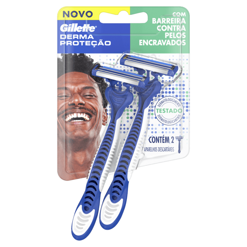 Aparelho-Descartavel-para-Barbear-Gillette-Derma-Protecao-2-Unidades