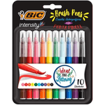 Kit-Caneta-Hidrografica-Bic-Intensity-Pincel-com-10-Cores