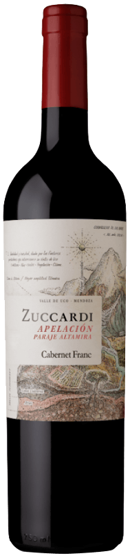 Vinho Argentino Zuccardi Apelación Paraje Altamira Cabernet Franc 750ml