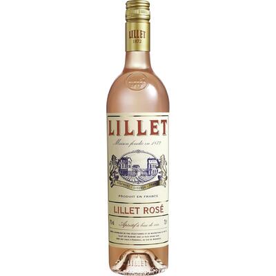 Aperitivo de Vinho Composto Quinado Rosé Lillet Garrafa 750ml