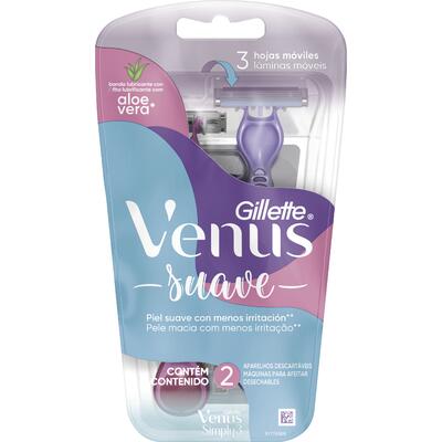 Aparelho Descartável para Depilar Gillette Venus 2 Unidades