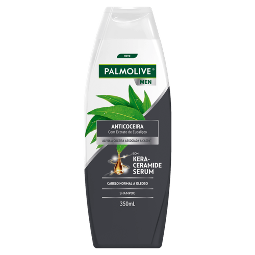 Shampoo Anticoceira com Extrato de Eucalipto Palmolive Men Frasco 350ml