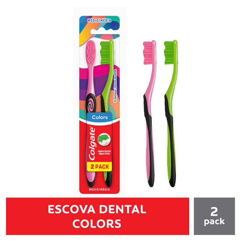 Escova-Dental-Media-Colgate-Colors-Cabeca-Compacta-2-Unidades