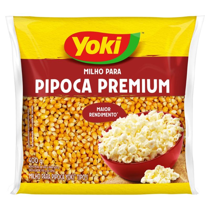 Milho-para-Pipoca-Tipo-1-Yoki-Premium-Pacote-400g