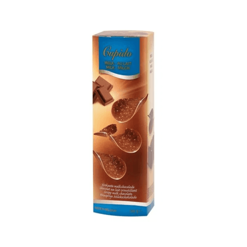 Chocolate Belga Cupido Folhas Crocante ao leite 125g