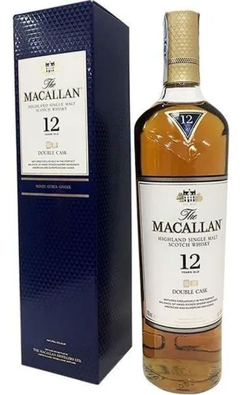 Whisky Escocês Puro Malte 12 Years Double Cask The Macallan Garrafa 700ml