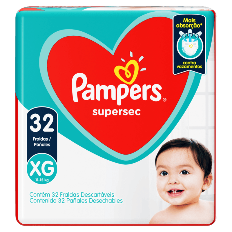 Fralda-Descartavel-Infantil-Pampers-Supersec-XG-11-a-15kg-Pacote-32-Unidades