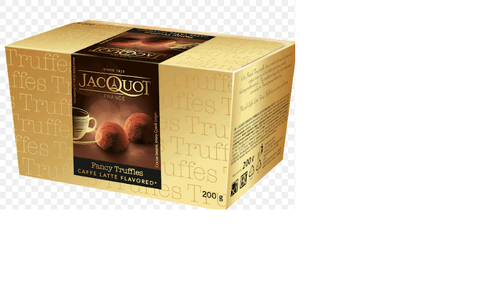 TRUFA FRAN CHOC JACQUOT 200G-CX CAFFE LATTE