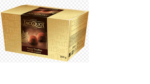 TRUFA FRAN CHOC JACQUOT 200G-CX AMENDOA