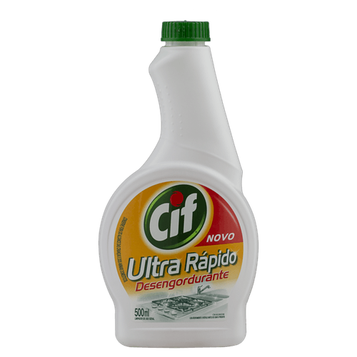 Limpador Cif Ultra Rápido Desengordurante Refil 500ml