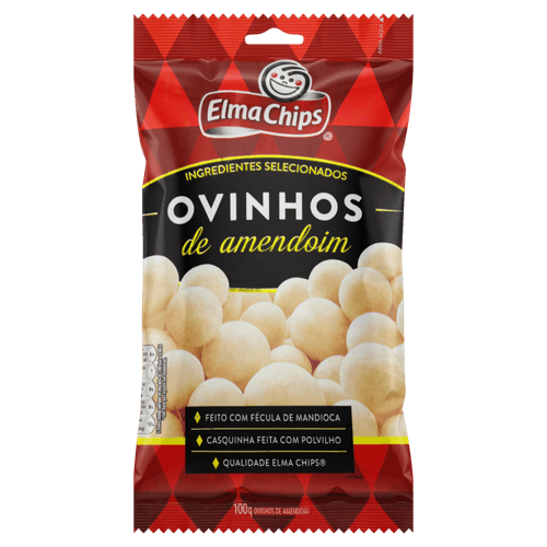 Ovinhos de Amendoim Elma Chips Pacote 100 g