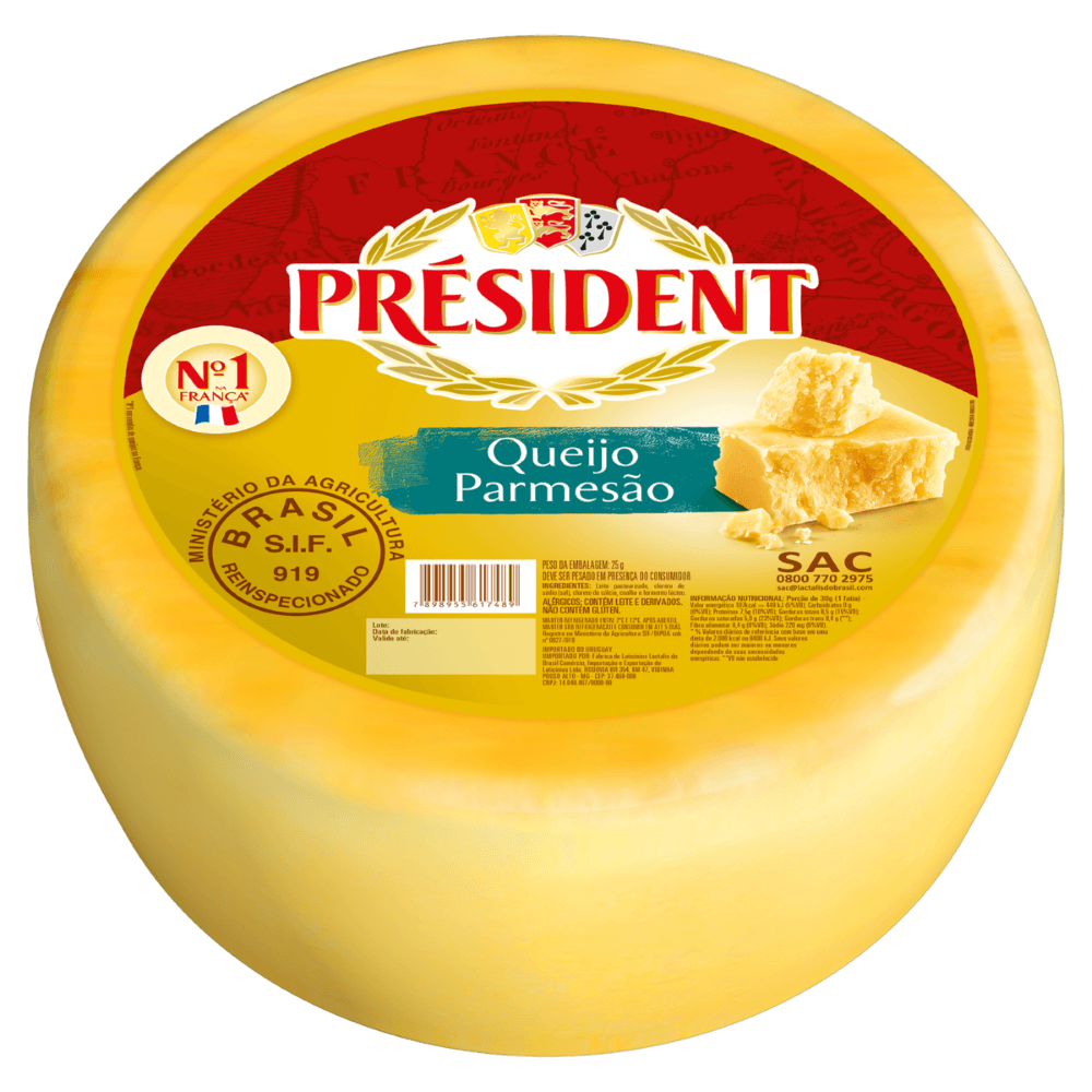 Queijo Parmesão Président 1Kg