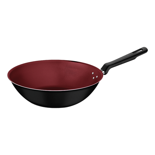 Wok Tramontina Loreto Preta S/tampa 28cm