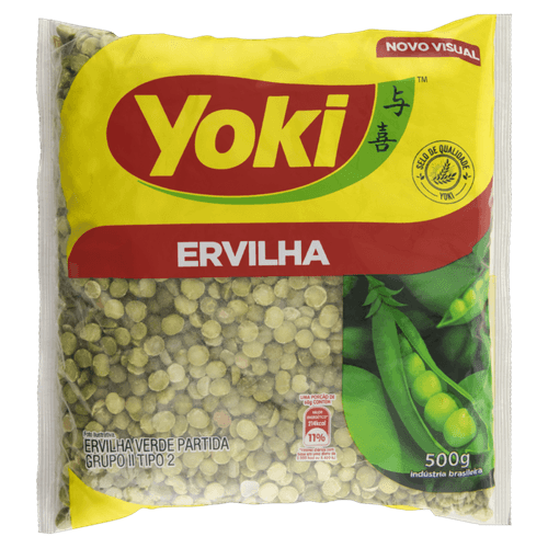 Ervilha Yoki Seca Partida Pacote 500 g