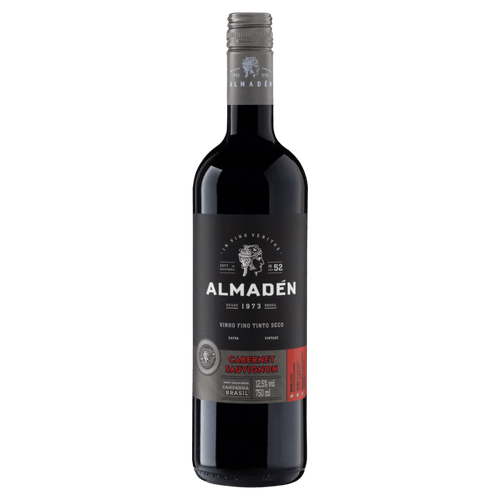 Vinho Brasileiro Tinto Seco Almadén Cabernet Sauvignon Campanha Garrafa 750ml
