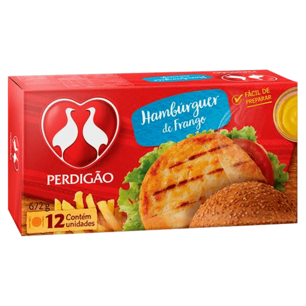 Hamburguer Perdigao Frango 672G