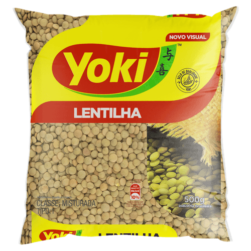 Lentilha Yoki Pacote 500 g