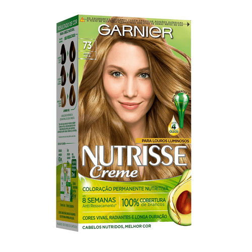 Coloração Nutrisse Creme 73 Avelã