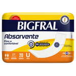 Absorvente-sem-Abas-para-Incontinencia-Urinaria-Bigfral-Tamanho-Unico-Pacote-20-Unidades