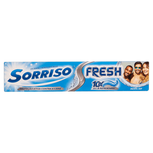 Creme Dental Sorriso Fresh Menta Gel 90g