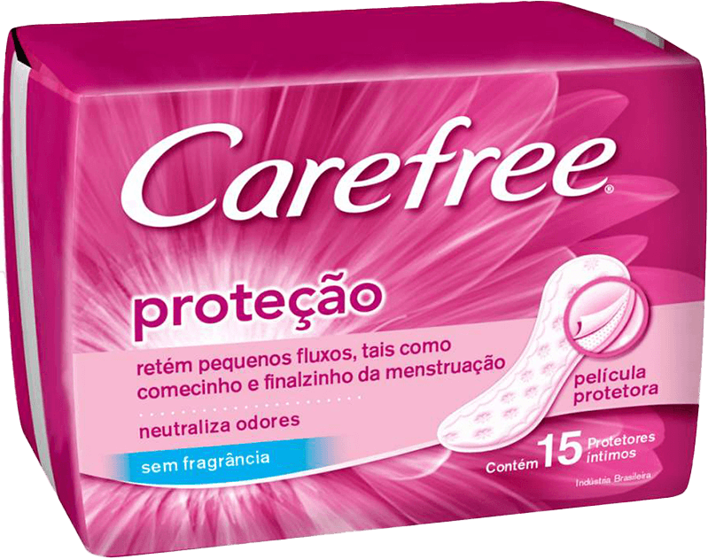 Protetor-Intimo-Diario-Carefree-Neutralize-Pacote-Com-15-Unidades