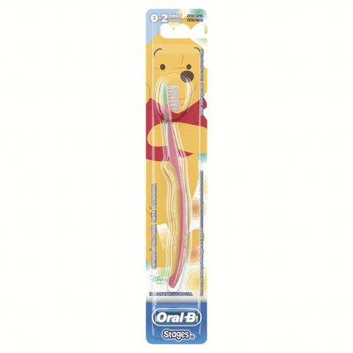 Escova Dental Infantil Extramacia Pooh Oral-B Pro-Saúde Stages