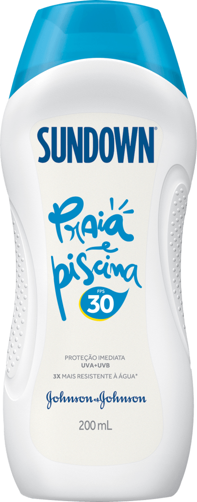 Protetor Solar FPS 30 Sundown Praia e Piscina Frasco 200ml