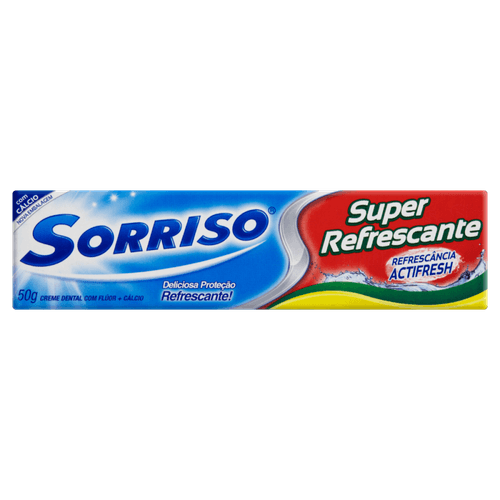 Creme Dental Sorriso Super Refrescante 50g