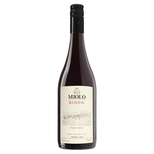 Vinho Brasileiro Tinto Seco Reserva Miolo Pinot Noir Campanha Garrafa 750ml