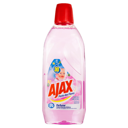 Limpador Perfumado Ajax Festa das Flores 500 ml