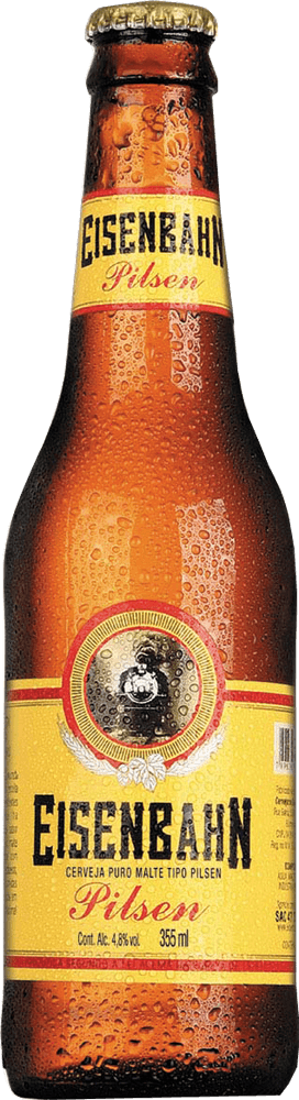 Cerveja Eisenbahn Pilsen Puro Malte Long Neck 355ml